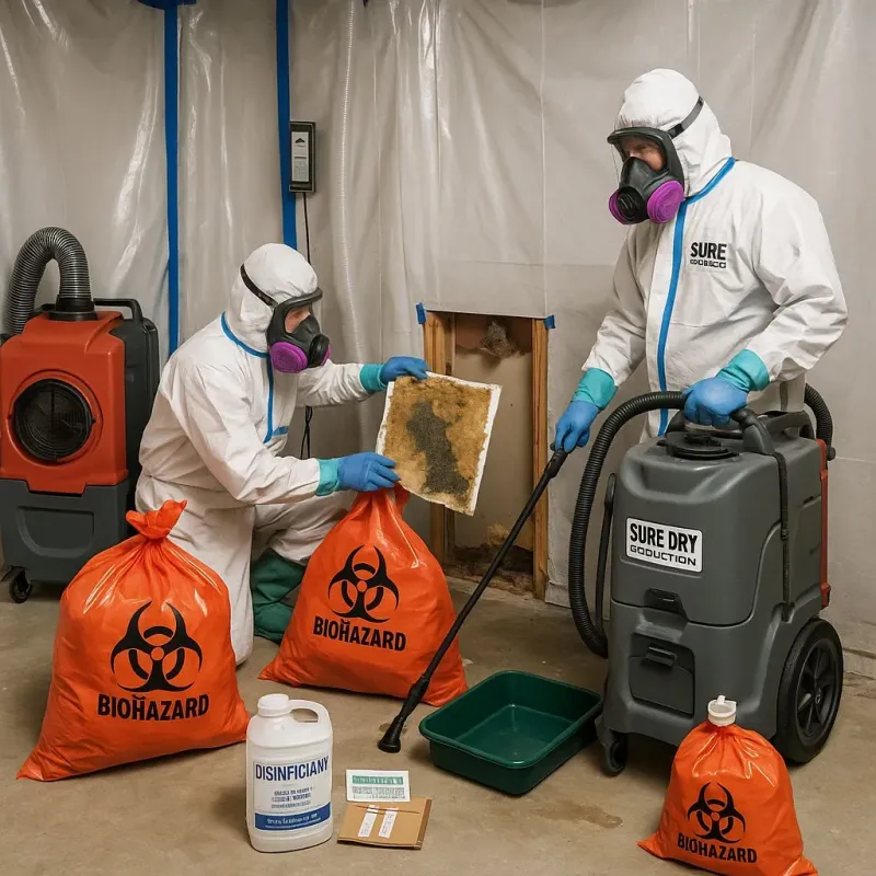 Contaminated Water Handling Protocols process in Monserrate, PR
